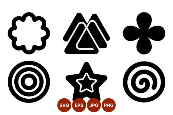 Download Black Abstract Geometric Shapes - Shapes Collection