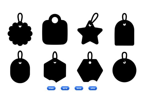 Download Minimal Gift Tag Shapes Pack - Shapes Collection