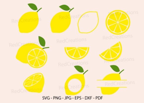 Download Lemon SVG Bundle, Summer, Lemon Slice - Svg bundle Collection