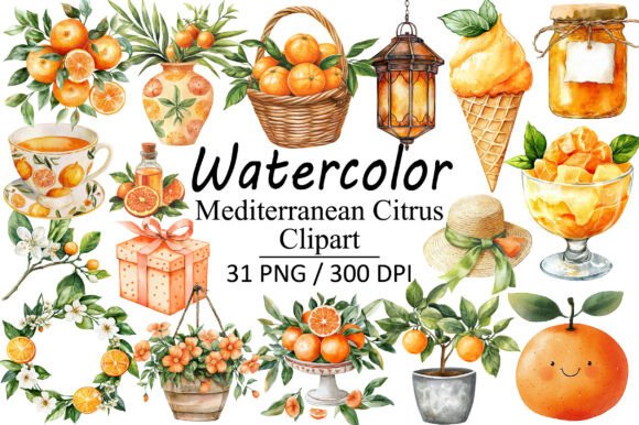 Download Mediterranean Citrus Clipart - Citrus clipart Collection