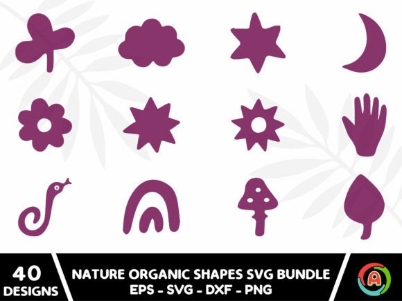Download Nature Organic Shapes Svg Bundle - Svg bundle Collection