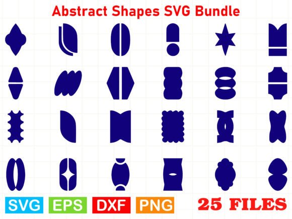 Download Abstract Shapes SVG Bundle - Svg bundle Collection