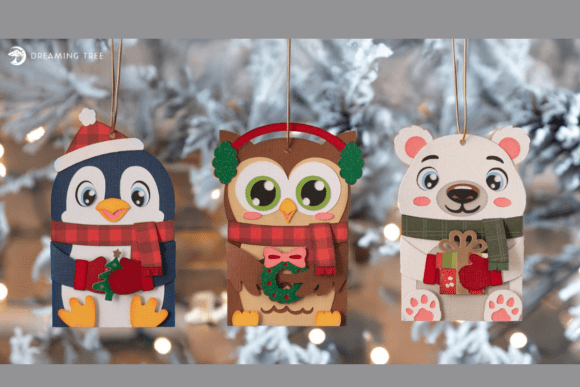 Download Polar Pals Gift Card Ornaments SVG Bundle - Svg bundle Collection