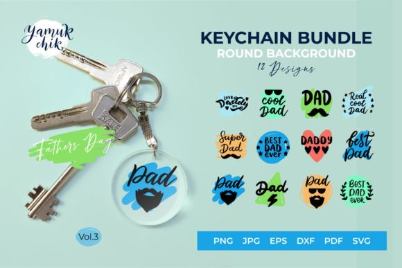 Download Acrylic Keychain Fathers Day SVG Bundle - Svg bundle Collection