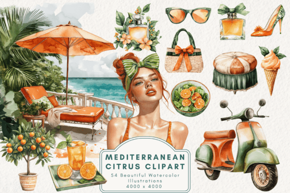 Download Mediterranean Citrus Clipart - Citrus clipart Collection