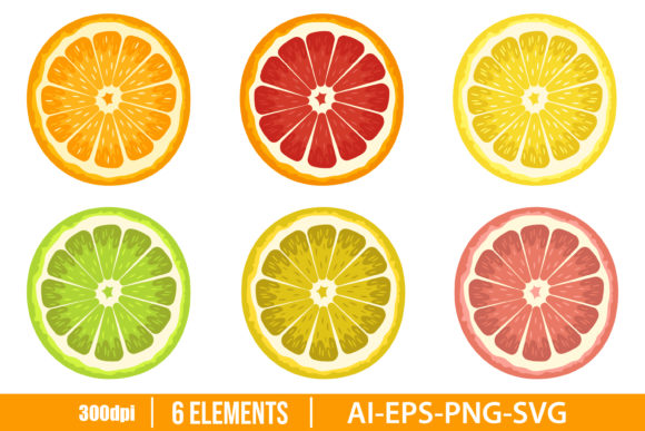 Download Citrus Clipart Vector Design - Citrus clipart Collection
