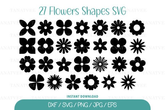 Download Flower Shapes Svg - Premium Resources