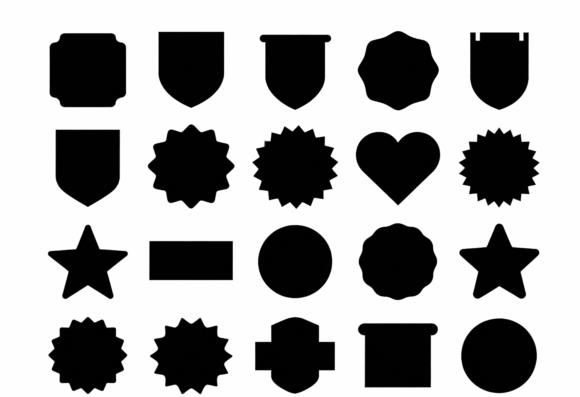 Download Badge Shapes SVG Clipart - Premium Resources