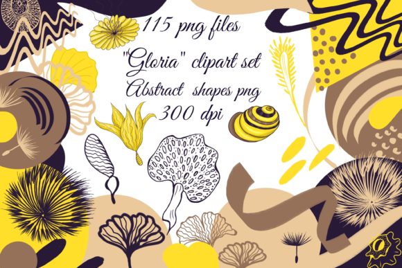 Download Aesthetic Abstract Shapes Clipart - Shapes Collection