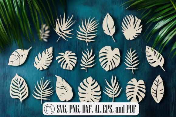 Download Tropical Leaves SVG Bundle - Svg bundle Collection