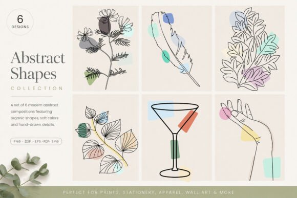 Download Abstract Shapes SVG Bundle - Svg bundle Collection