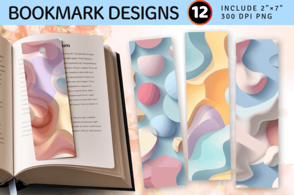 Download Pastel 3D Abstract Shapes PNG Bookmark D - Shapes Collection
