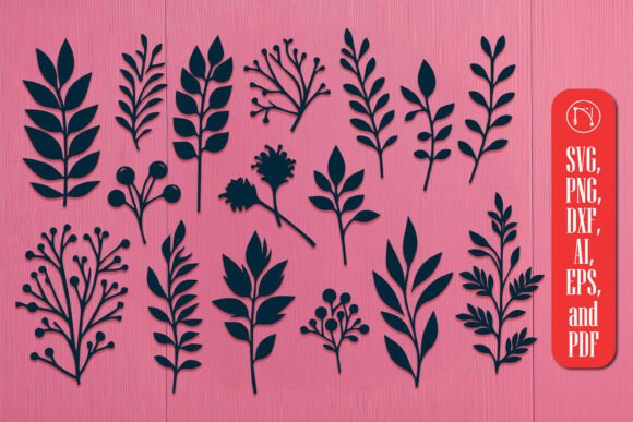 Download Cricut Natural Shapes Plant SVG Cut File - Shapes Collection