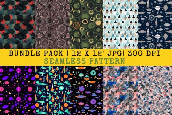 Download Bundle Abstract Colorful Shapes Pattern - Shapes Collection